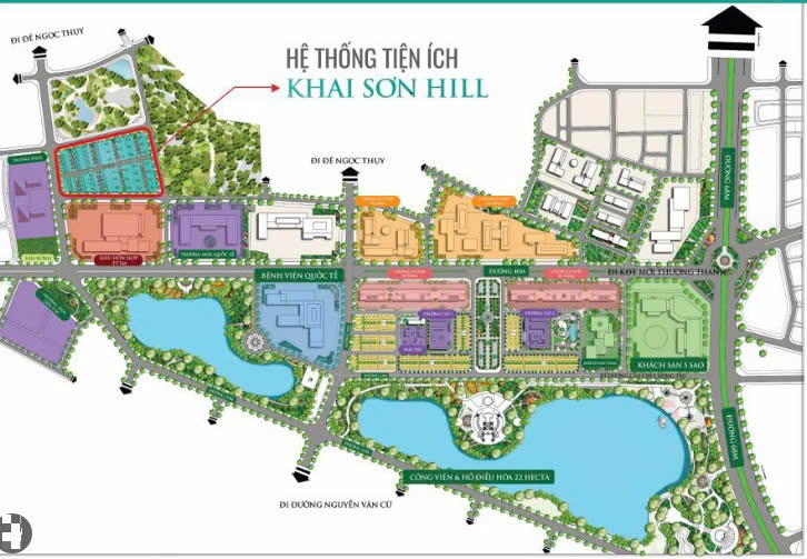 BIỆT THỰ LIỀN KỀ 267M2 - SONG LẬP - CĂN GÓC - KHAI SƠN HILL NGỌC THỤY  LONG BIÊN  GIÁ 79 TỶ 9